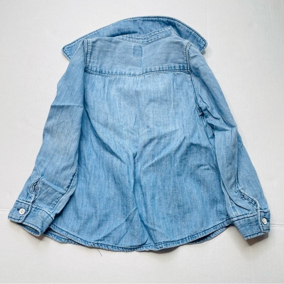 GAP Tencel Chambray Button Down Shirt - Picture 2 of 8